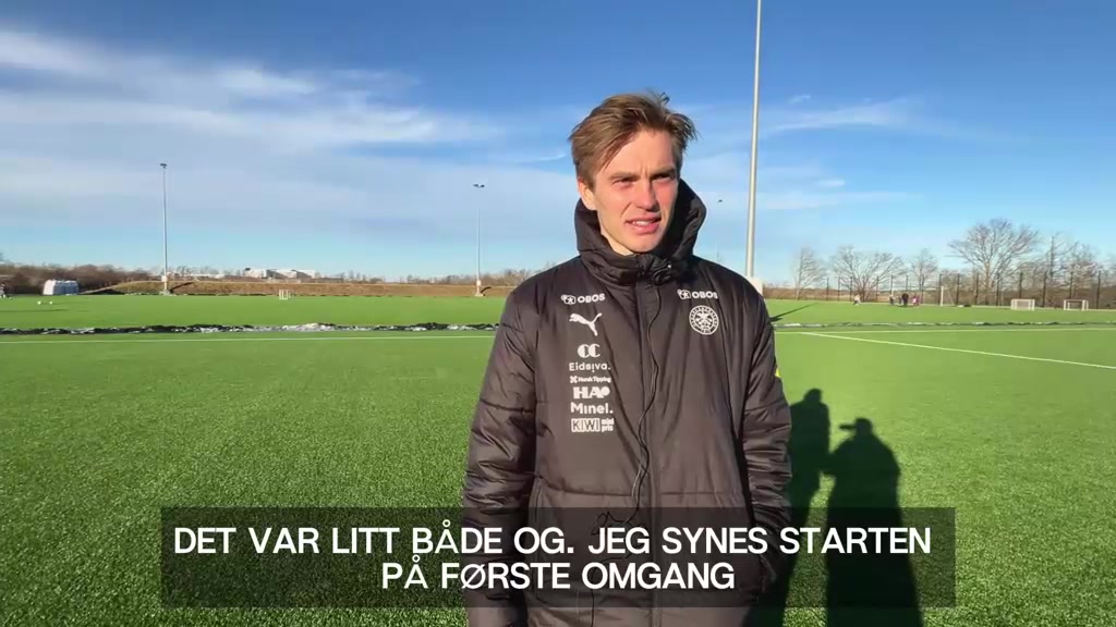 Snorre Strand Nilsen etter kampen mot Aalborg